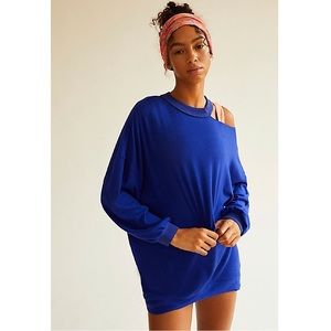 Free People Reveal Cutout Crew Sweatshirt